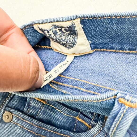 Hollywood Trading Company HTC Skinny Denim Jeans Size 29 Italy - Picture 5 of 9